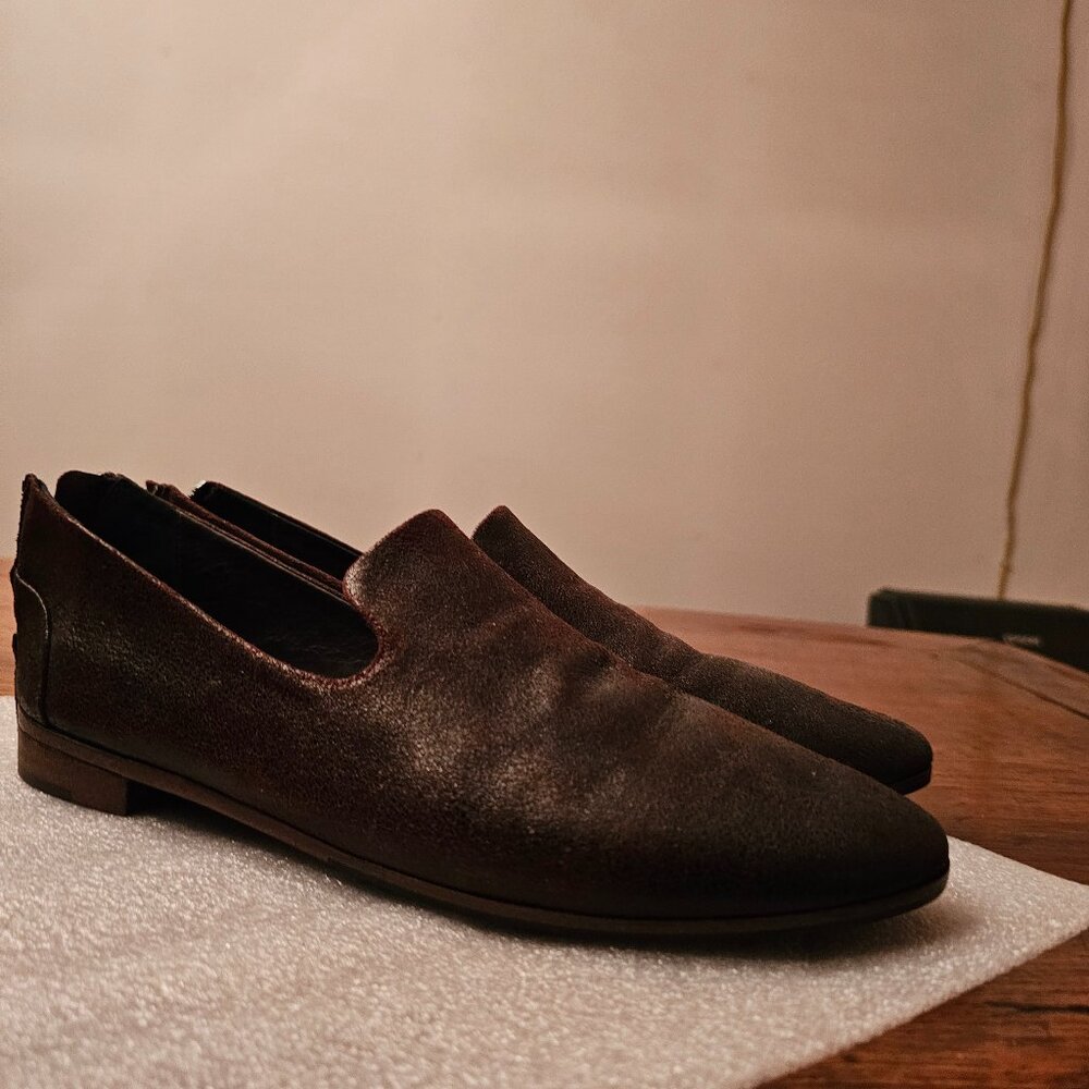 Marsèll Nubuck Distressed Accents Loafers Ballet Flats Sz 9.5 | IT 39.5 (NWOT)